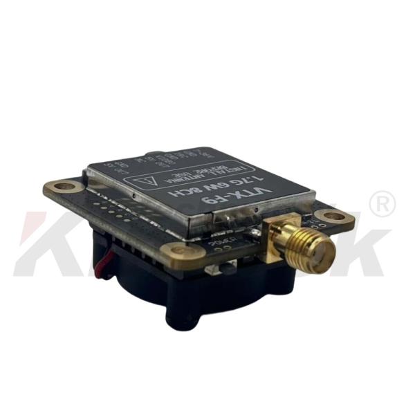 Transmisión FPV 1.7 GHz 6W Enlace de video FPV VTX 8CH Compatible con IRC Tramp 25mW 800mW 6000mW Potencia Ajustable