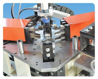 Automatic Two Head Aluminium Corner Crimper / Aluminum Window Corner Crimping Machine