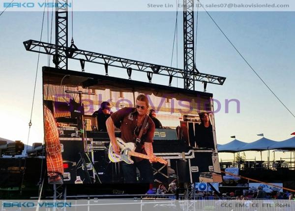 Stage Show Outdoor Rental LED Display High Brightness Light Weight P3.91 P4.81 P5.95
