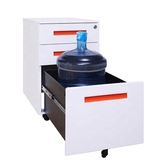 Ящики шкафа 3 постамента Multicolor рабочего места офиса мобильные Rustproof