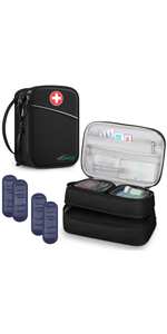 Side Fanny Bag Nursing Pocket Organizer Belt Nursing Accessories Pouch Waist Pack, Pill Bottle Organizer