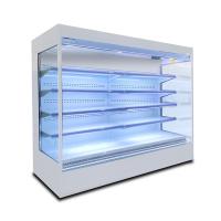 Display aberto Frigorífico Refrigerante para alimentos e bebidas frescos Display temperatura 2-8C
