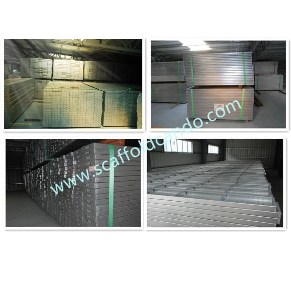 Walking platform decking plank Q195 galvanized scaffolding steel plank steel board with 1000-4000mm length BS1139