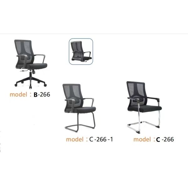 Visitor Gaming Office Mesh Chair Low Back With 1.2mm Chrome Leg