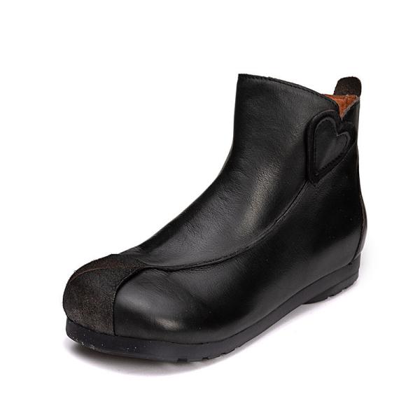 S079 Martin boots women short boots retro handmade leather fashion flat leather boots women