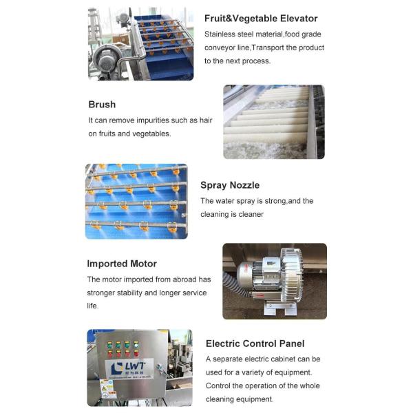 Машина для мойки c пузырьками для фруктов и овощей