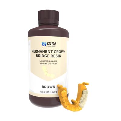 Dental 10 Ml Permanent Crown Materials with Flexible Flexibility and 5.5-7.3% Breaking Elongation Rate