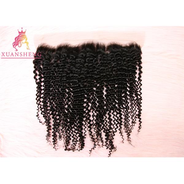 Cuticle Aligned Raw Hair Deep Curly 13*4 Virgin Frontal Silky Lace Frontals
