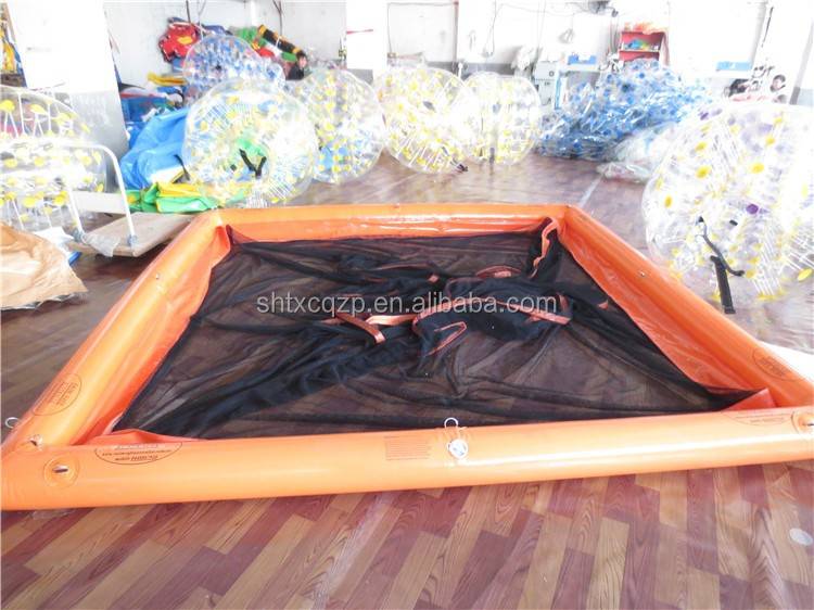 Hot Sale High Quality Outdoor Inflatable Floating Water Park Swimming Pool with Net/floating Swimming Pool for Sale