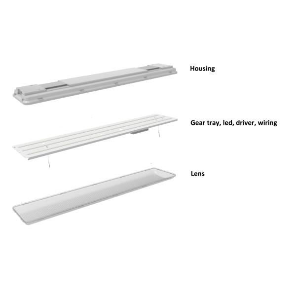 3500k/4000k/5000k Color Temperature High Bay Light Fixture for Warehouse LED Lighting