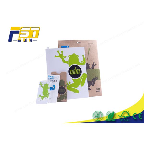 Glossy Printed Color Paper Cardboard Packing Boxes Full Color With Clear PVC Window