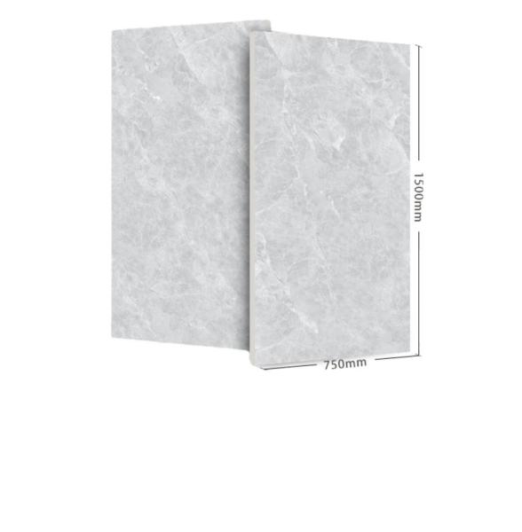 750x1500mm Imitação de pedra moderna Texturas de porcelana vidradas