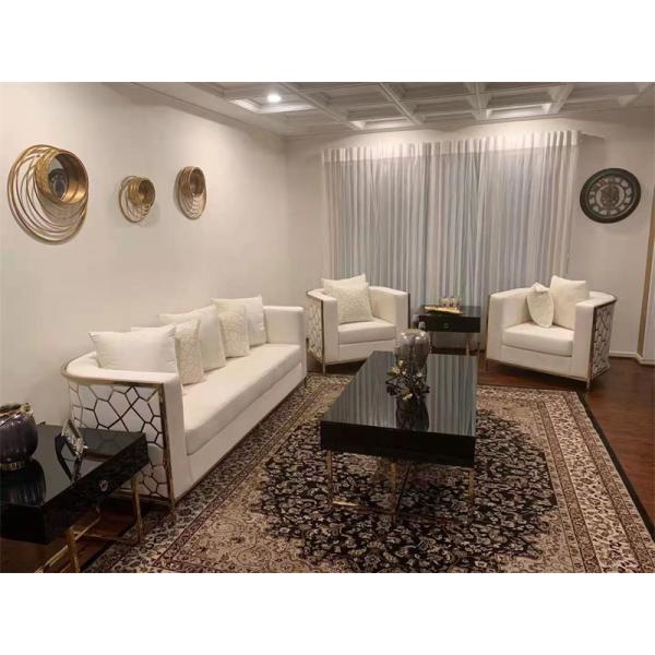 Софы живущей комнаты середины века 0.7m секционные с тканью Ottoman роскошной современной подковообразной секционной