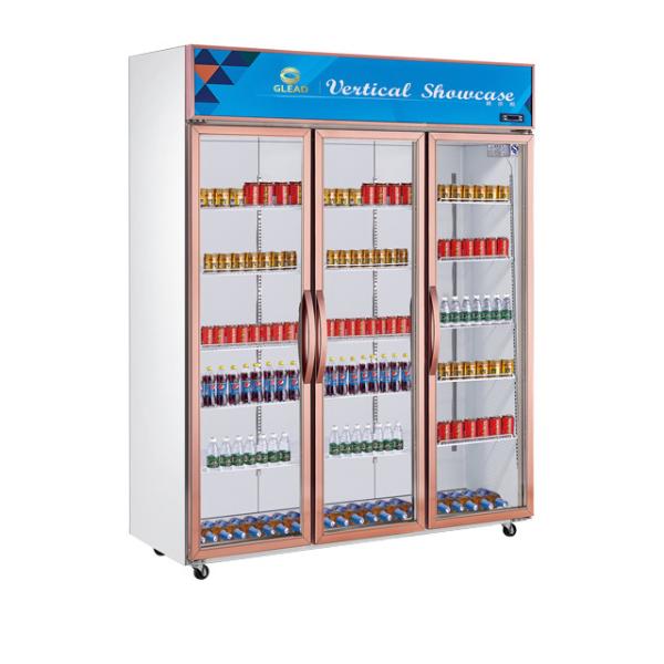 395W Stainless Steel Beverage Display Cooler for Commercial Beverage Chilling at 0~10.C