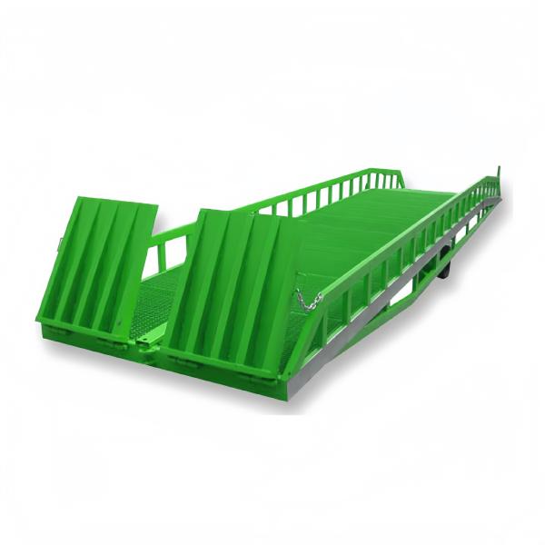 10 tonnes de chargement de capacité de rampe mobile de dock, rampe de chargement de conteneur