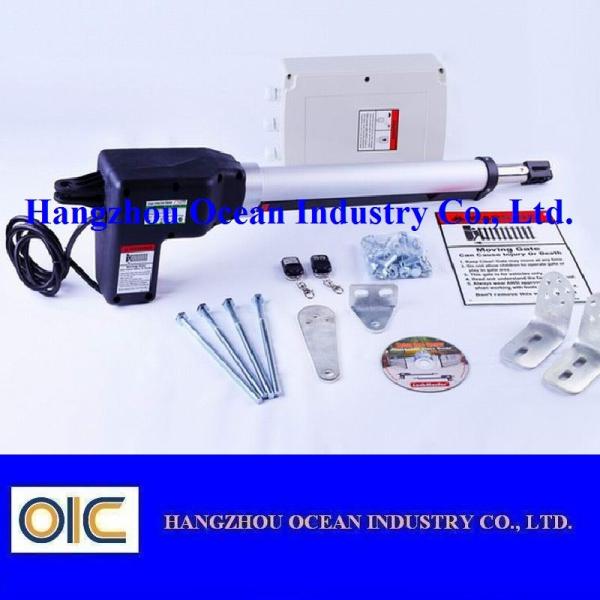 Rust Resistant Galvanized Steel Sliding Gate Opener with Lockable Latch