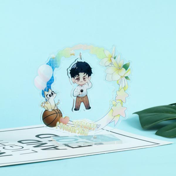 Acrylic animation brand star base Merry Christmas logo picture cartoon desktop characters surrounding decoration