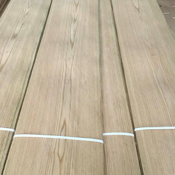 0.5mm Folha de madeira de revestimento de piso Branco MSF Interior Crown Cut Oak Sheet