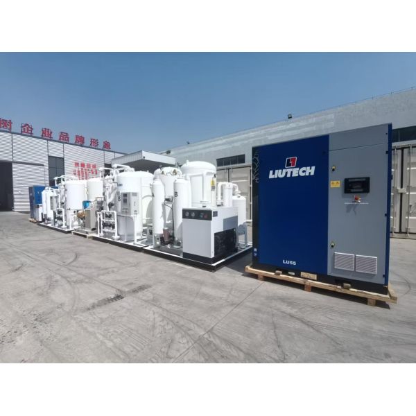 Reliable PSA Medical Oxygen Generator System 93%±3% for Hospital Central Gas Supply High Efficiency Oxygen Generating Plant