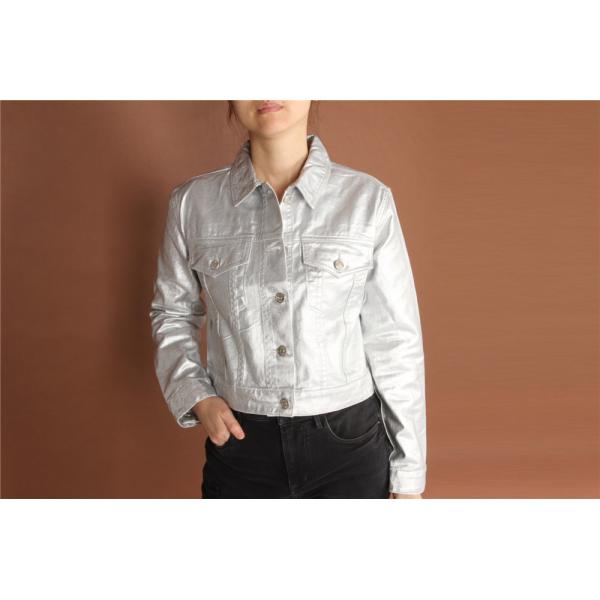 Stockpapa 100% cotton denim jackets For Women