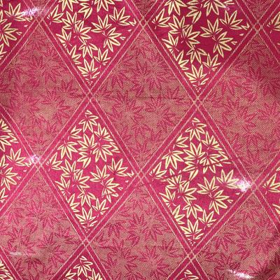 Gold Printing Anti Water 85gsm Polyester Tricot Fabric For Mattress Cover