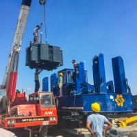 208tf que llena el conductor de pila estático hidráulico de la presión 8.9m/Min 45kw