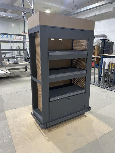 Heavy - Duty End Cap Rack with Drawer