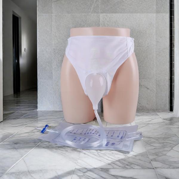 Removable Universal Design Disposable Collection Plastic Women Urine Bag for Medical