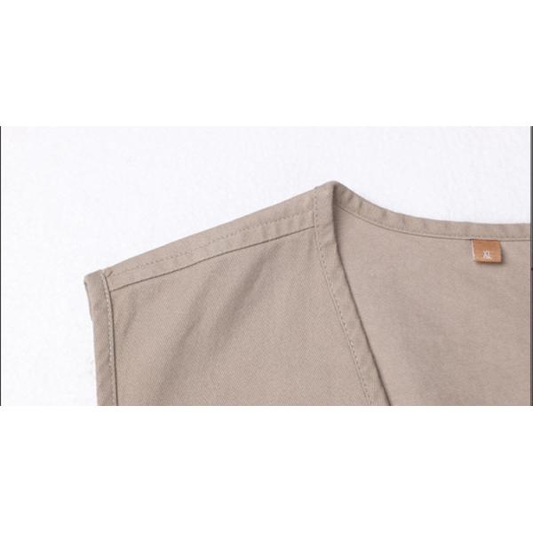 2022 Мульти-карманный V-шесть хлопчатобумажный простой пользовательский универсал танковый жилет мужской одежда мужские хлопчатобумажные жилеты рыболовные жилеты