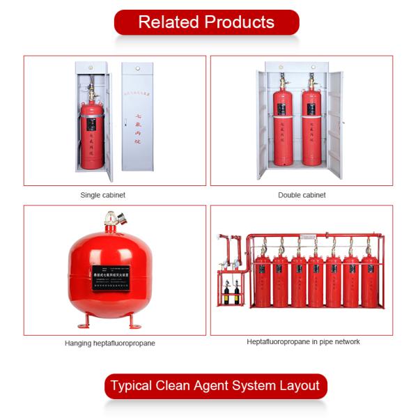 Огнетушитель противопожарной системы HFC-227EA Fm 200 портативный
