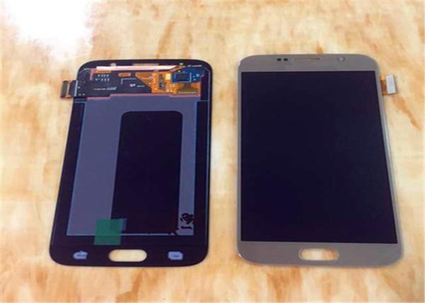 Black White 6 Edge Screen Replacement Front Glass LCD Heat Shield 2560x1440