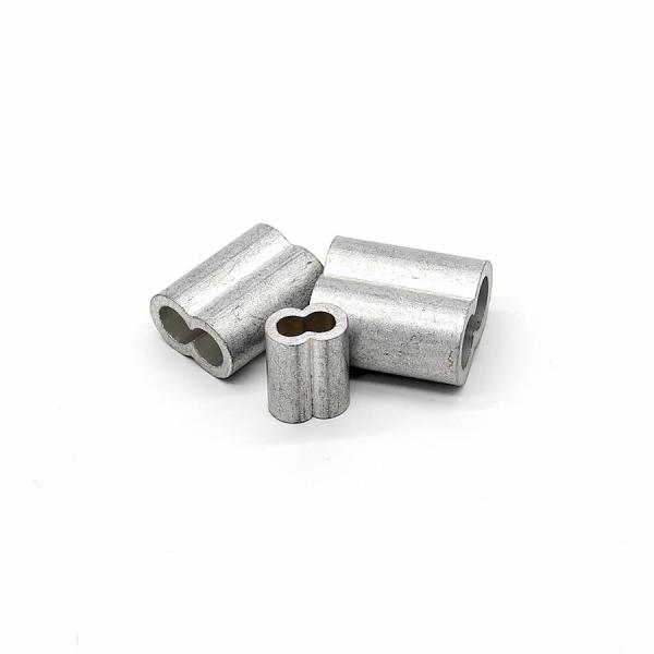 0.5mm-50mm Stainless Steel Wire Rope Accessories Aluminum Stainless Steel Swage Sleeves