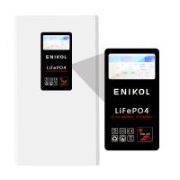 Rechargeable Lithium 300Ah 15KWh Wall Mounted LiFePO4 Battery Pack Built In BMS
