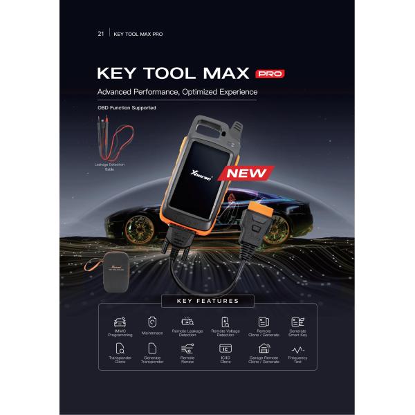 2025 Xhorse VVDI Key Tool Max Pro Оригинальный программатор ключей Xhorse