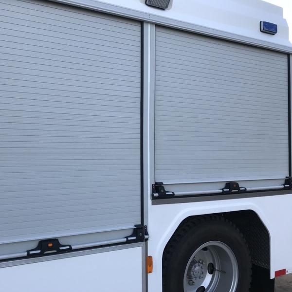 Customised Emergency Rescue Van Aluminum Roll-up Door  Industrial Automatic Rolling up Door
