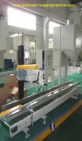 25 kilogramos línea de pesaje del sistema y de encajonamiento automática de empaquetamiento y que empalieta automática