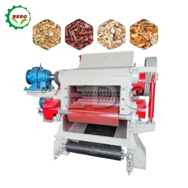 280mm Feeding Diameter Hydraulic Wood Chipper Machine Large Capacity Industrial Chipper
