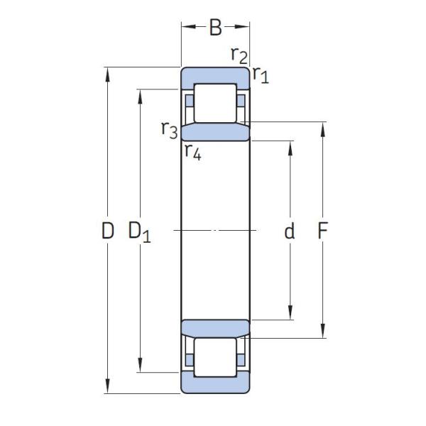 NU217ECM/C3VL0241 85*150*28mm Insulated Insocoat bearings for Electric motors