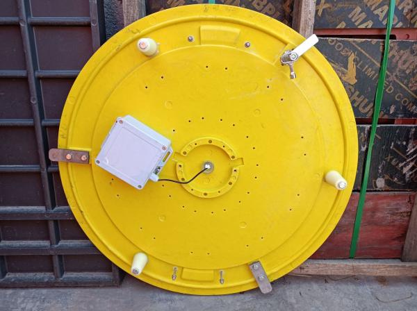 Remote Management Fiberglass Resin Smart Manhole Cover Light Weight with High Strength