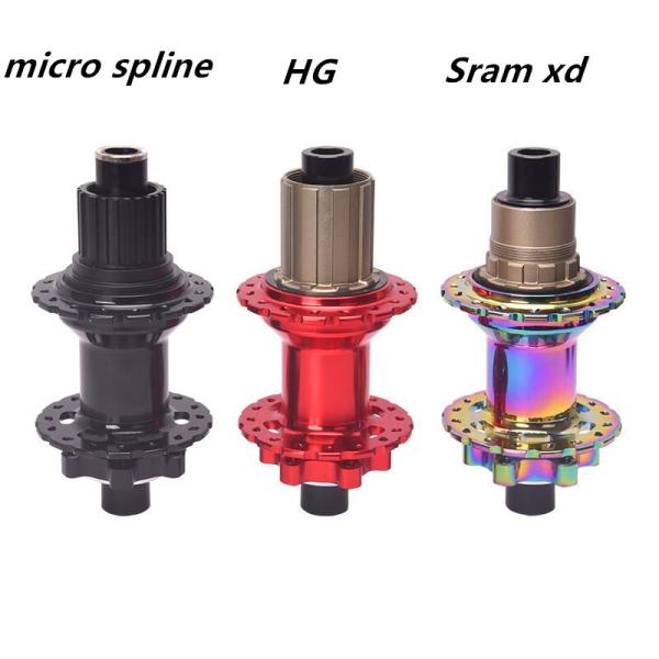 Front And Rear Road Bike Hub 32 Holes QR Thru Axle 5 Bearings 6 Pawls 3 Teeth MTB
