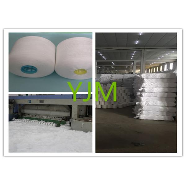 50s /2/3 100% Polyester Staple Fiber Eco Friendly Yarn For Sewing Thread