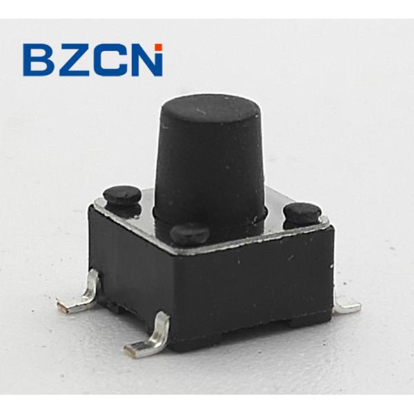 Industrial Momentary Push Switch Snap In Top Push Tactile Switch Long Travel Stem Push