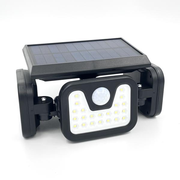 3 Head LED Solar Energy Garden Light Outdoor Waterproof Wall Light Solar Induction Lamp