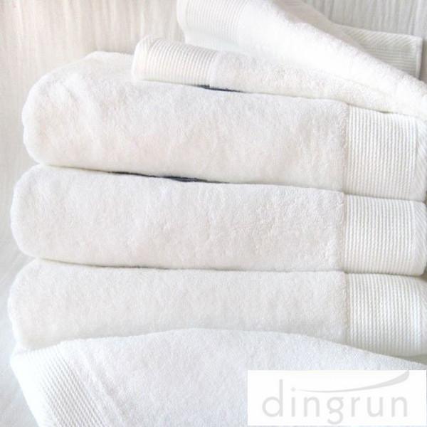 Pure White White Bath Towel Sets Satin Gear Technology Classical Design