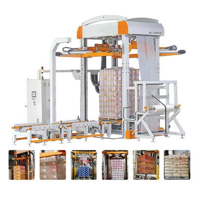 High Tear Puncture Resistance Automatic Brick Packaging Equipment Stretch Film Wrapping Machine