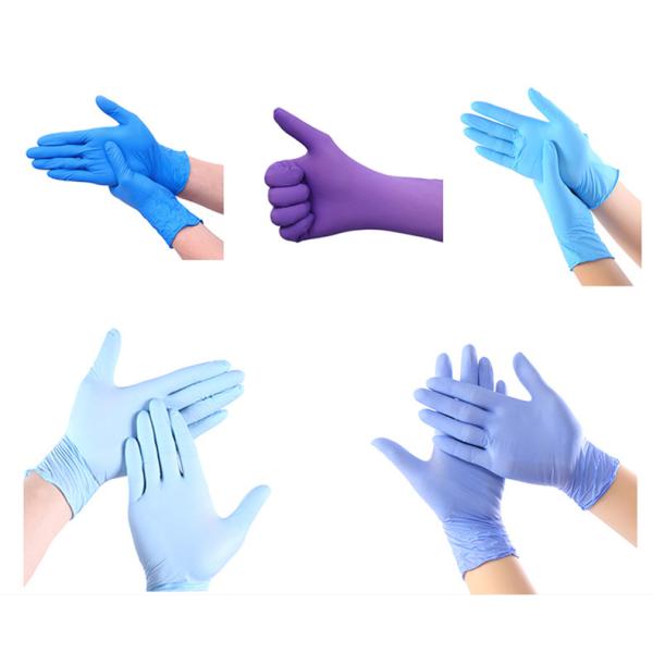 Raysen nitrile gloves powder free with Russian registration certificate
