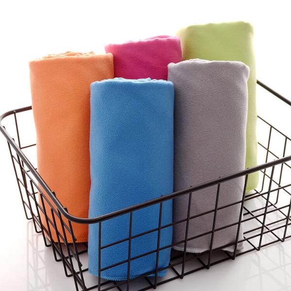 Double Sided Sports Beach Towel , Microfiber Sports Towel Two Layers High Density