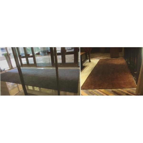 Затыловка циновки парадного входа входа гостиницы крытая жиронепроницаемая синтетическая резиновая