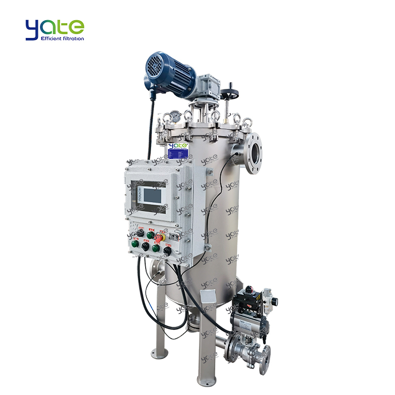 Fully Automatic High Temperature Edible Mixed Oil Stainless Steel Self-cleaning Filter with 304 316 Stainless Steel Housing