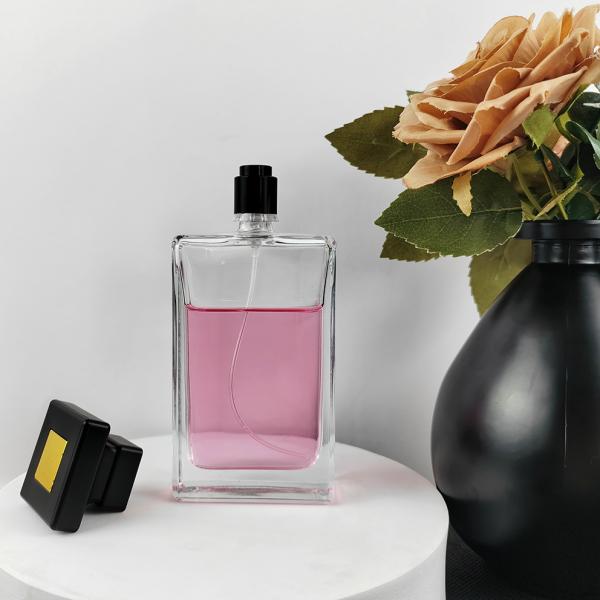 Бутылка с парфюмерным спреем из 30 мл трапециевого стекла с экологически чистым стеклянным корпусом и превосходным корпусом